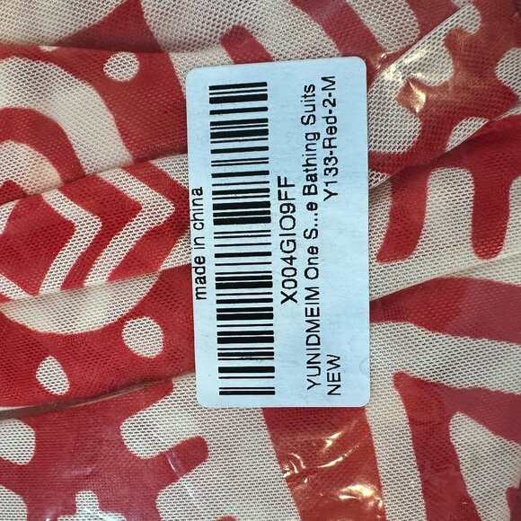 New NWT One Piece Swimsuit w/ Cover Up Sarong One Shoulder Size Small - Picture 6 of 7